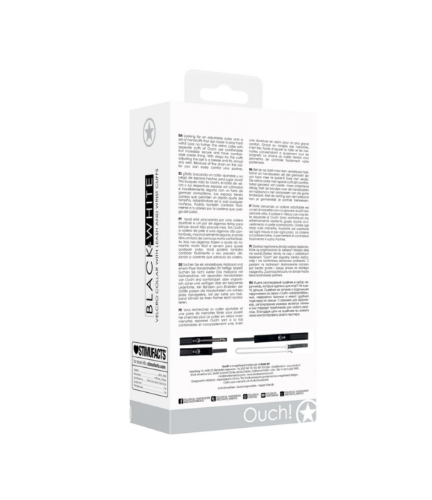 Ouch! by Shots Klittenbandhalsband met Leash en Handboeien