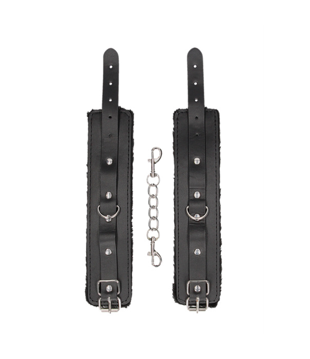 Ouch! by Shots Pluche Gelijmde Leren Handboeien