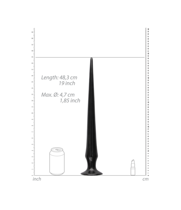 Ouch! by Shots Ass Spike Dildo - 20 / 50 cm