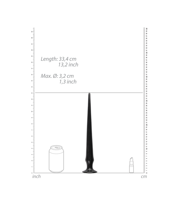 Ouch! by Shots Ass Spike Dildo - 33 cm / 13