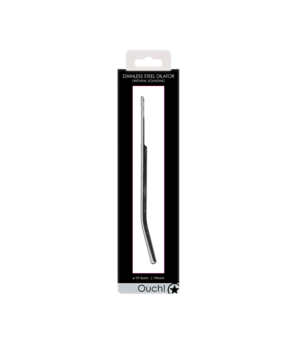 Ouch! by Shots RVS Dilator - 0,3 / 8 mm