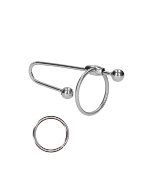 RVS Penis Plug met Bal - 0,4 / 10 mm