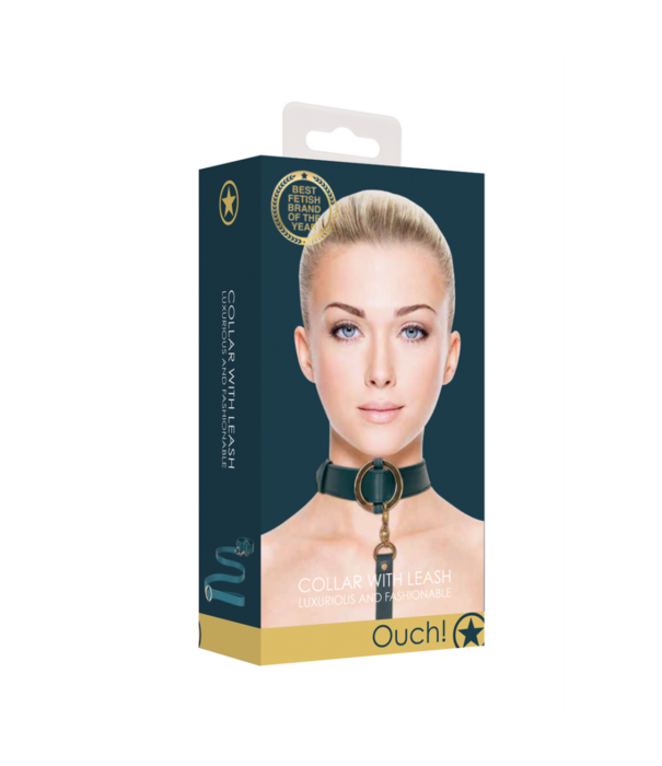 Ouch! by Shots Luxe Halsband met Leash