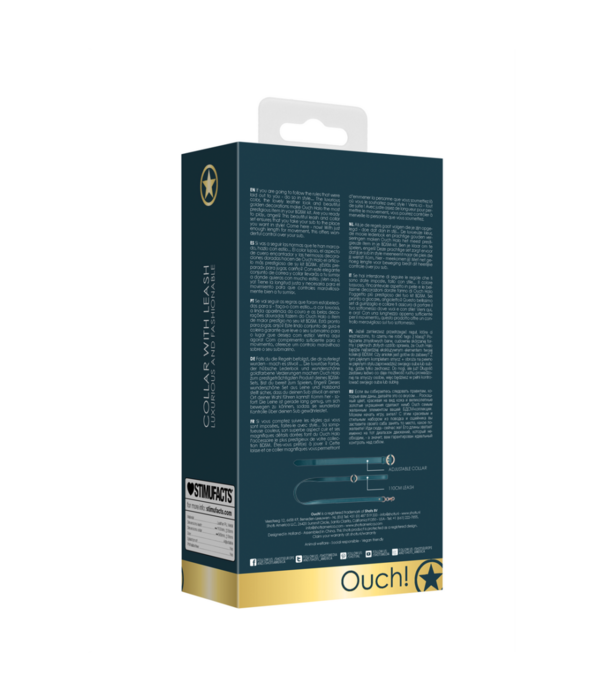 Ouch! by Shots Luxe Halsband met Leash