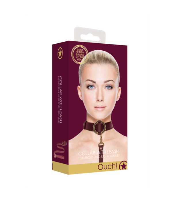 Ouch! by Shots Luxe Halsband met Leash