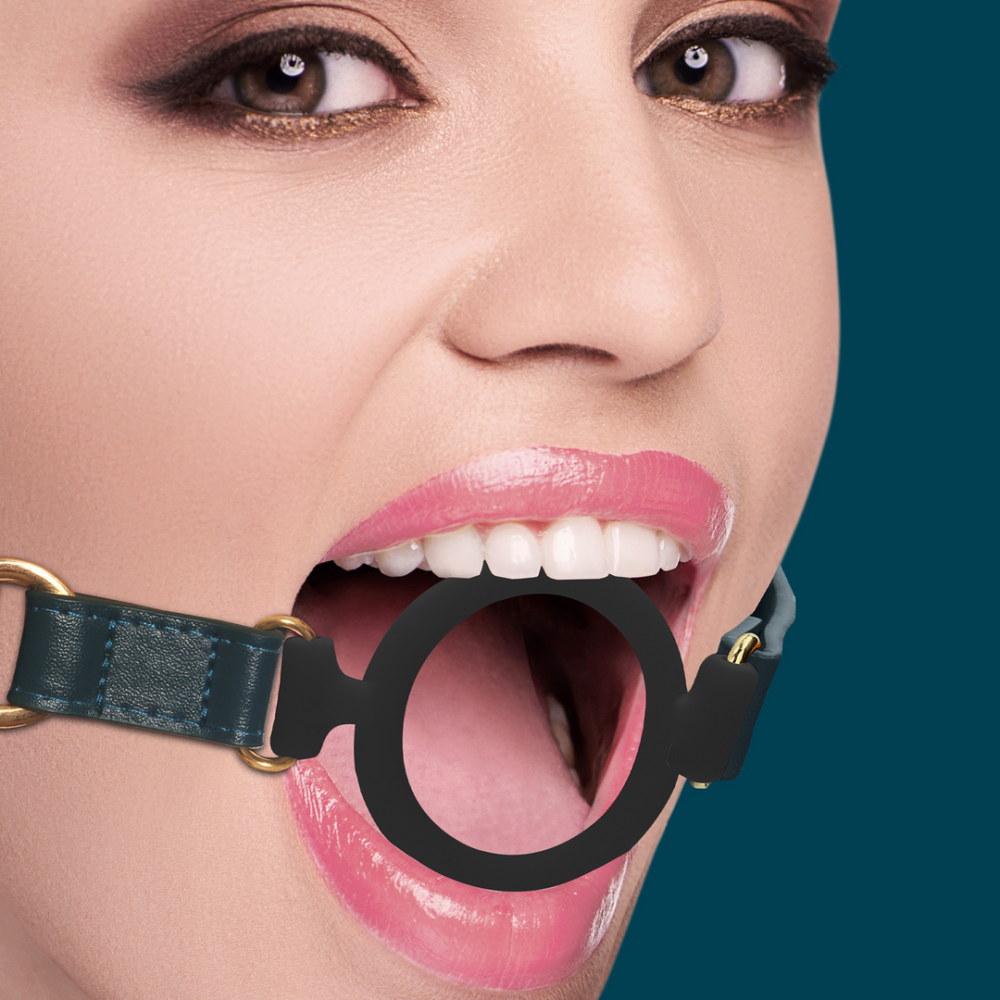 Ouch! by Shots Siliconen Open Ring Gag afbeelding