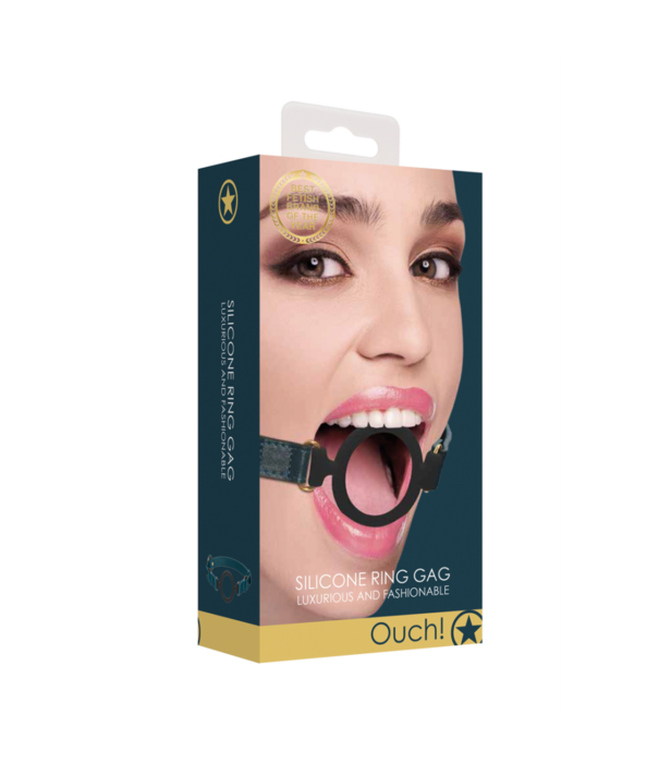 Ouch! by Shots Siliconen Open Ring Gag