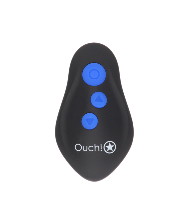 Ouch! by Shots E-stim Vibrerende Butt Plug  Cockring