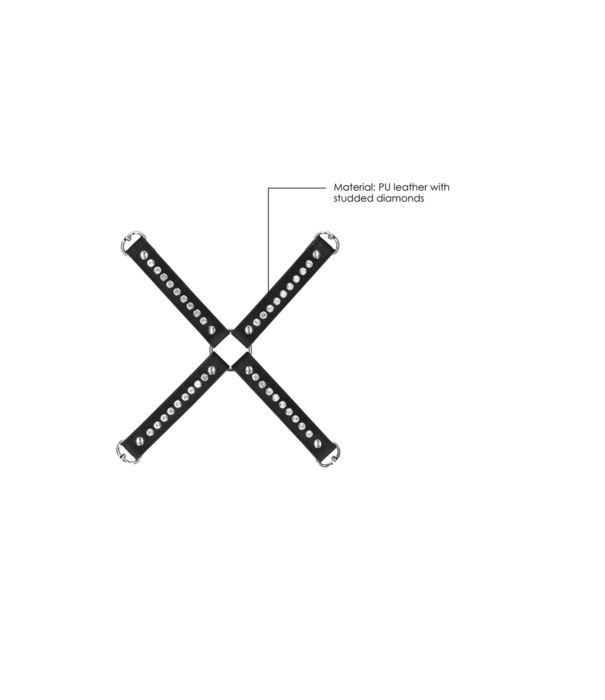 Ouch! by Shots Diamantgestikte Hogtie