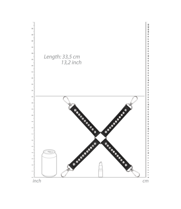 Ouch! by Shots Diamantgestikte Hogtie