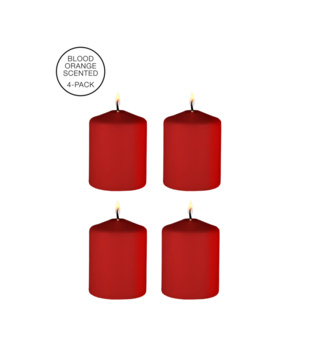 Tease Candles - Sinful - 4 Stuks - Rood