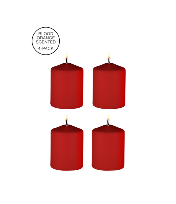 Ouch! by Shots Tease Candles - Sinful - 4 Stuks - Rood