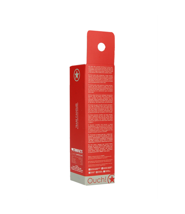 Ouch! by Shots Tease Candles - Sinful - 4 Stuks - Rood