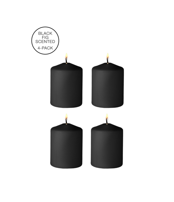 Ouch! by Shots Tease Candles - Disobedient - 4 Stuks - Zwart