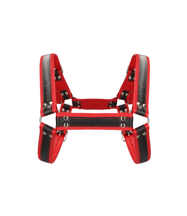 Ouch! by Shots Leren Bulldog Harnas met Gespen - S/M