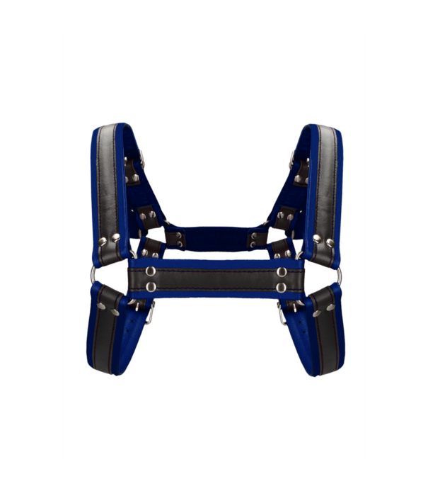 Ouch! by Shots Leren Bulldog Harnas met Gespen - L/XL