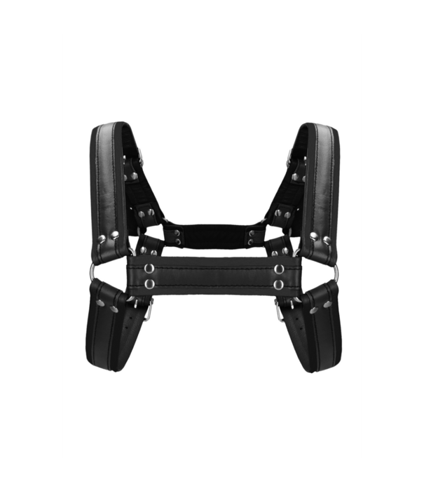 Ouch! by Shots Leren Bulldog Harnas met Gespen - S/M