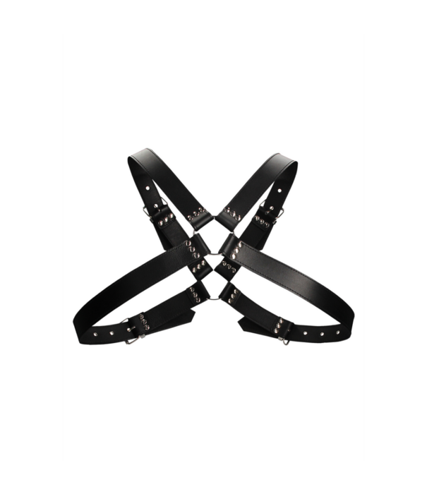 Ouch! by Shots Leren Harnas met Grote Gesp - Eén Maat