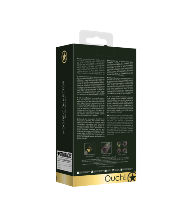 Ouch! by Shots Hogtie Connector - Army Theme