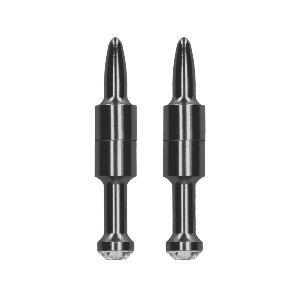Ouch! by Shots Magnetic Nipple Clamps Diamond Pin afbeelding