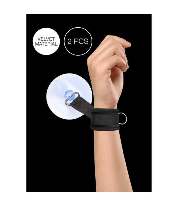 Ouch! by Shots Verstelbare Zuignap Handboeien