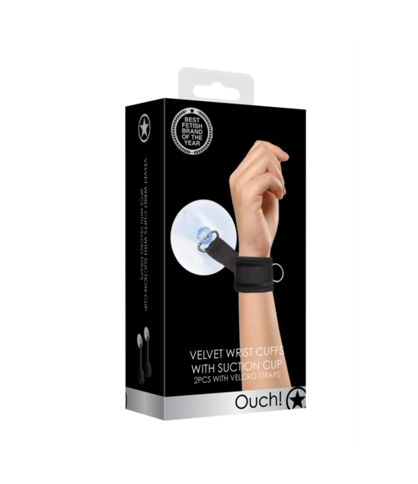 Ouch! by Shots Verstelbare Zuignap Handboeien