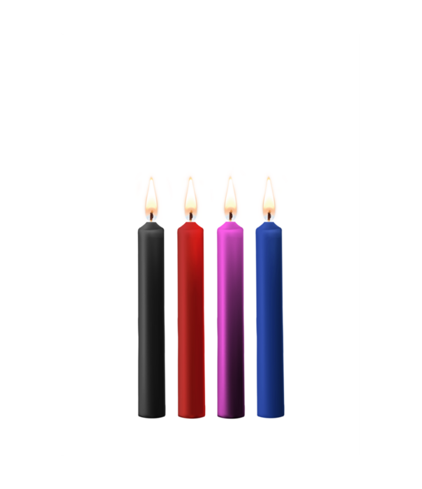 Ouch! by Shots Plagerige Was Kaarsen - 4 Stukken - Multicolor