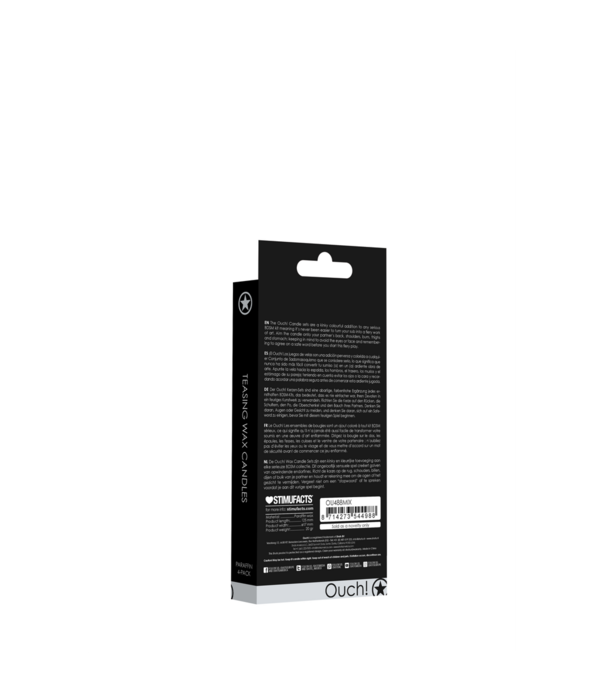 Ouch! by Shots Plagerige Was Kaarsen - 4 Stukken - Multicolor