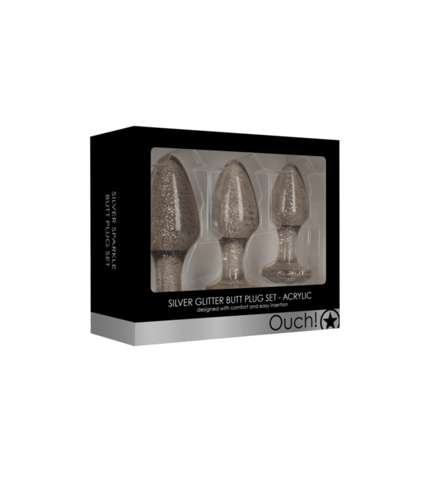 Ouch! by Shots Acryl Buttplug Set