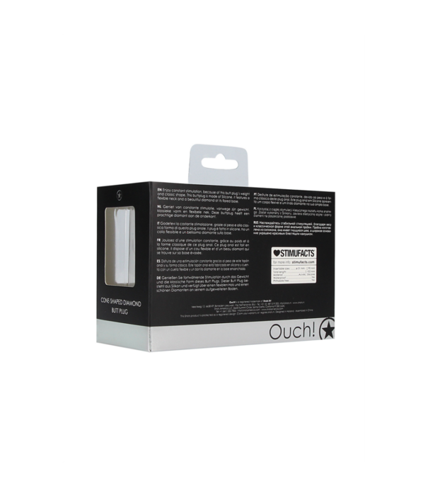 Ouch! by Shots Kegelvormige Diamanten Butt Plug