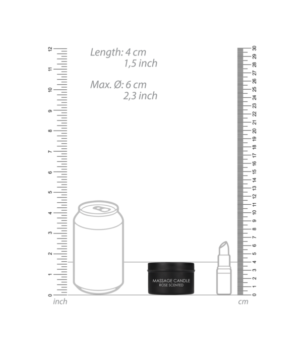 Ouch! by Shots Massagekaars - Rozengeur