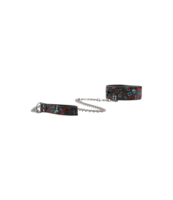 Ouch! by Shots Bedrukte Halsband met Lijn