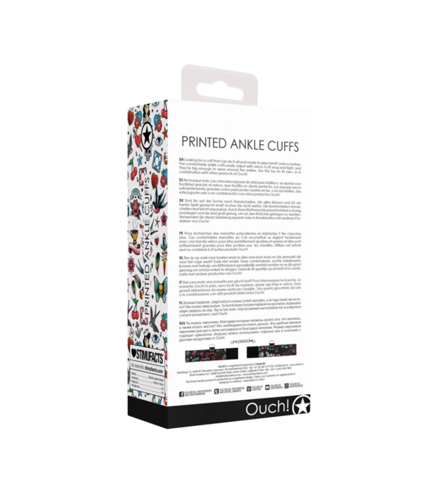 Ouch! by Shots Geprinte Enkelmanchetten