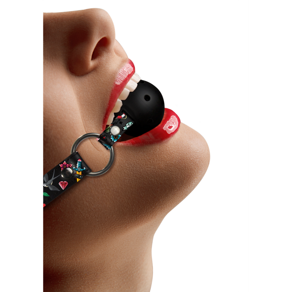 Ouch! by Shots Ademend Ball Gag afbeelding