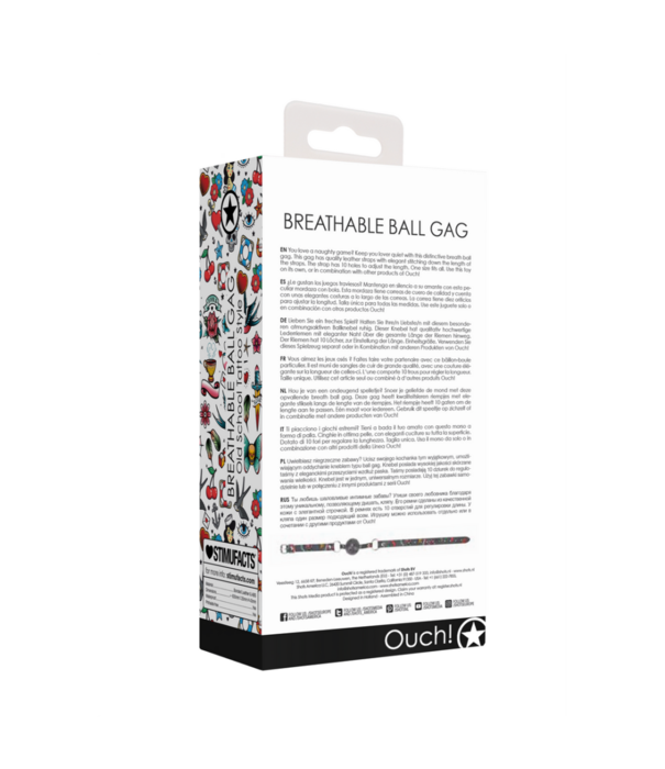 Ouch! by Shots Ademend Ball Gag