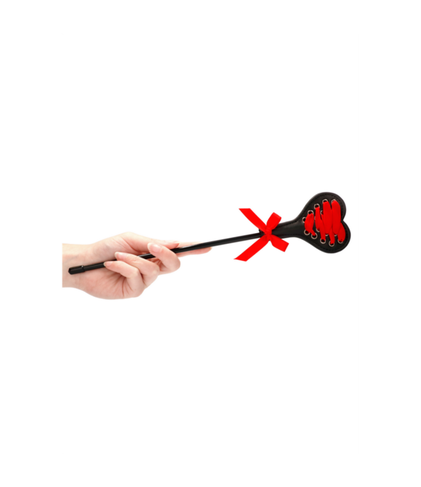 Ouch! by Shots Hartvormige Crop met Rode Kant