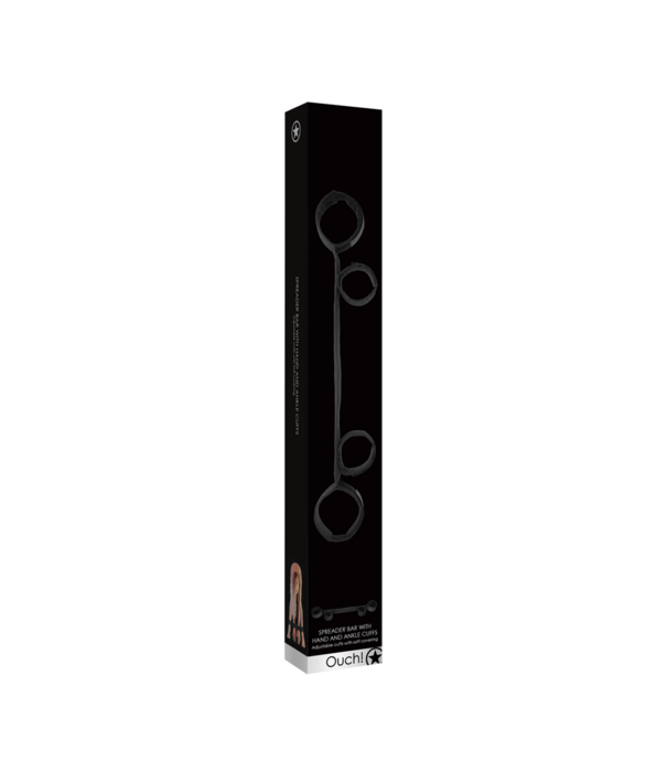 Ouch! by Shots Spreader Bar met Hand- en Enkelboeien