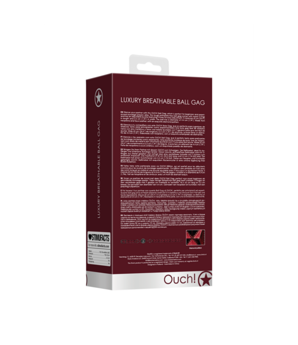 Ouch! by Shots Ademend Ball Gag