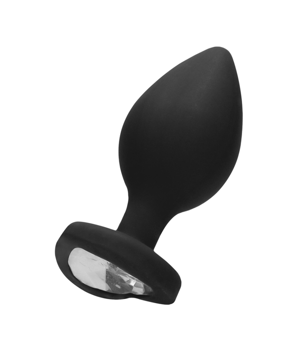 Ouch! by Shots Diamant Hart Butt Plug - Extra Groot