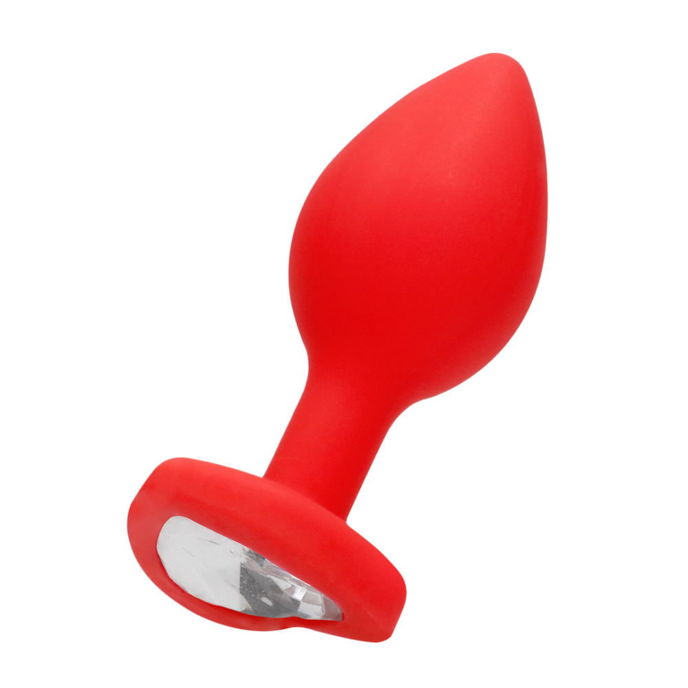 Ouch! by Shots Diamant Hart Butt Plug - Regular afbeelding