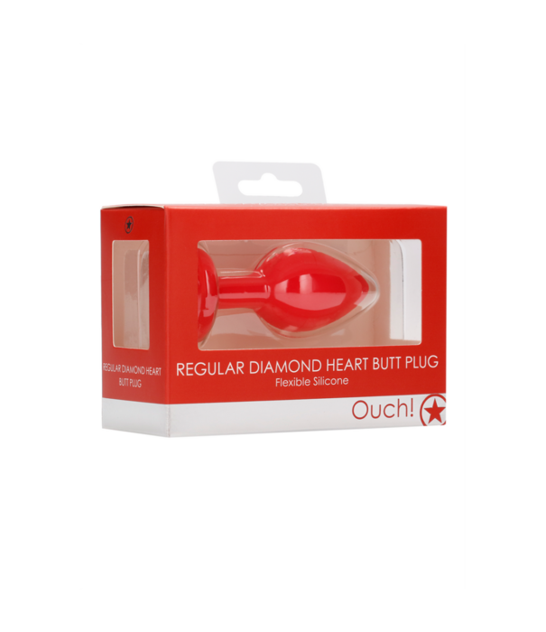 Ouch! by Shots Diamant Hart Butt Plug - Regular