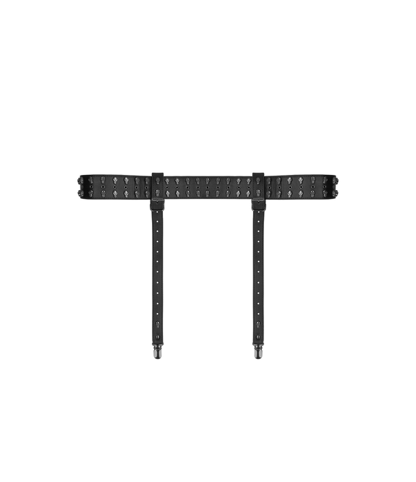 Ouch! by Shots Garter Belt with Skulls