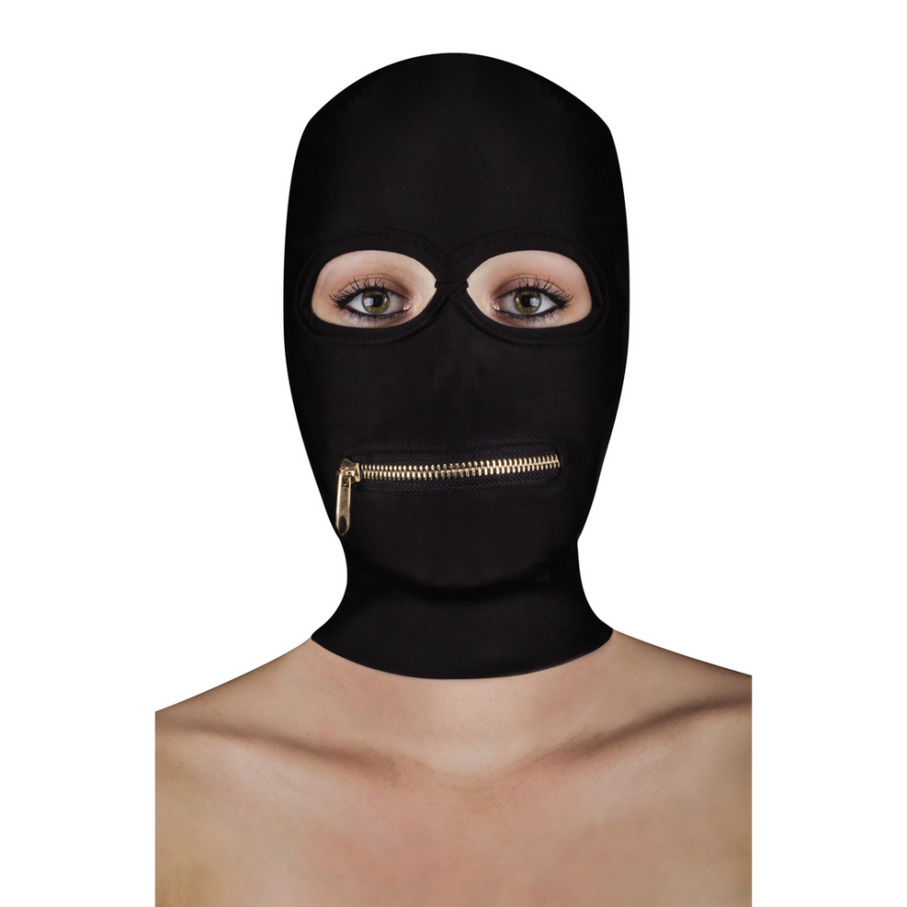 Ouch! by Shots Extreme Zipper Mask met Mond Rits afbeelding