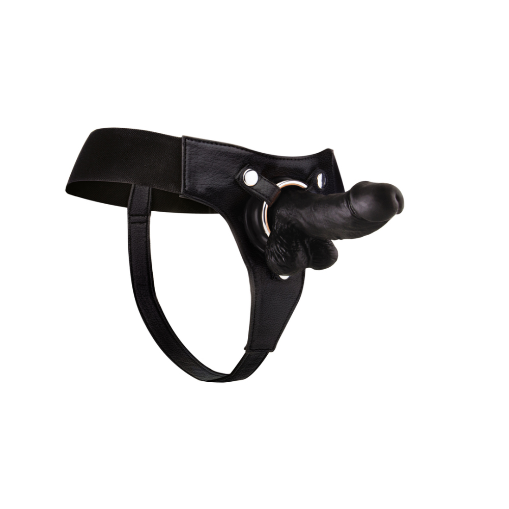 Ouch! by Shots Realistische Strap-On Dildo - 6 / 15 cm afbeelding