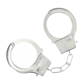 Classic metalen handboeien - Zilver