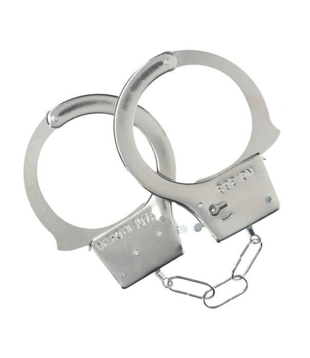 Ouch! by Shots Classic metalen handboeien - Zilver