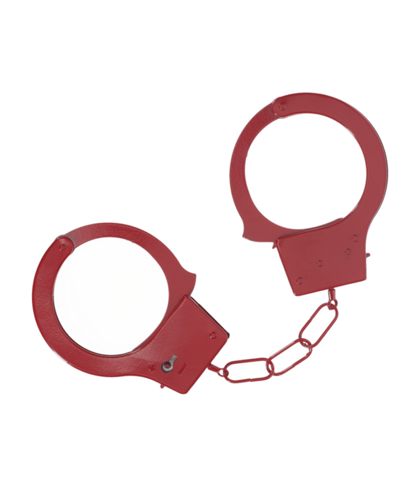 Ouch! by Shots Classic metalen handboeien - Rood