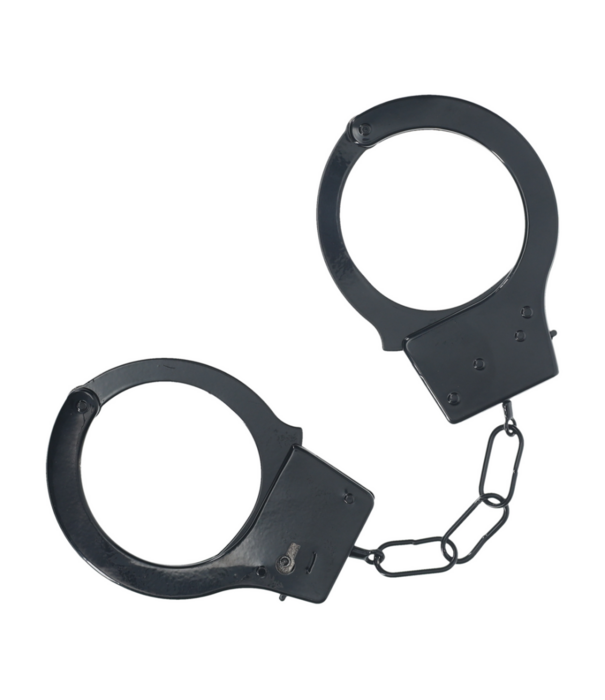 Ouch! by Shots Classic metalen handboeien - Zwart