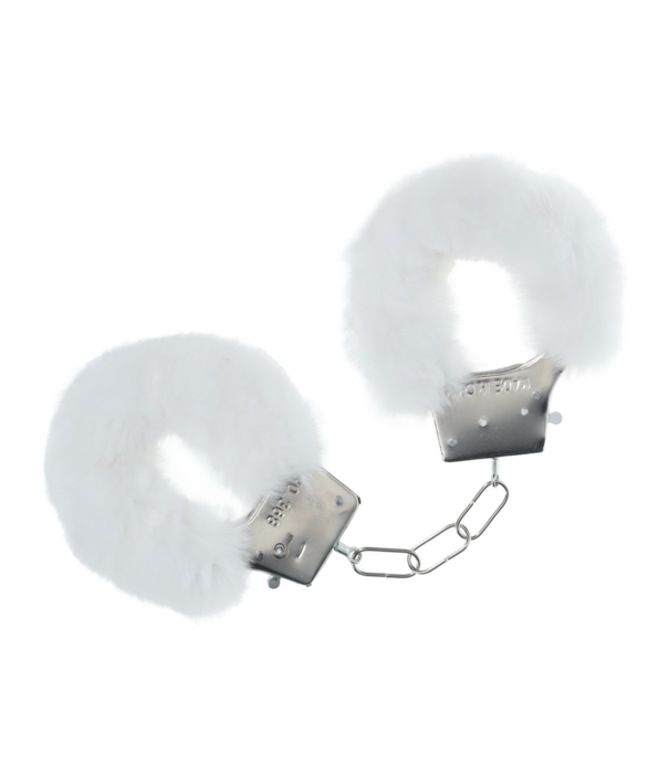 Ouch! by Shots Classic Fluffy Handcuffs - Wit