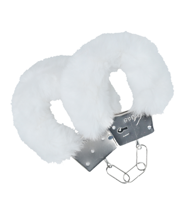 Ouch! by Shots Classic Fluffy Handcuffs - Wit